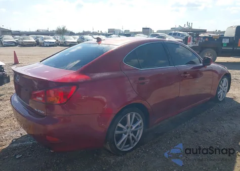 2007 Lexus Is 250 from USA, damaged, VIN JTHBK262372041856